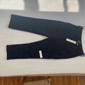 For Love And Lemons Black Floral Capris